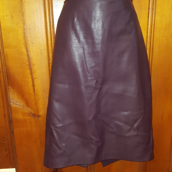 Faux Leather Skirt - Picture 3 of 8